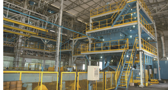 粘土砂铸造造型线的选用与生产维护